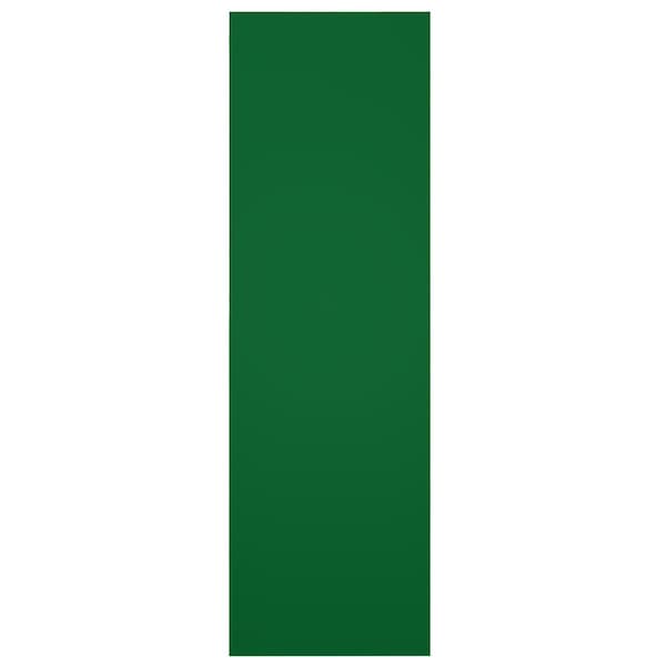 Ekena Millwork True Fit PVC Farmhouse/Flat Panel Combination Fixed Mount Shutters, Viridian Green, 18W x 55H, PR - TFP101FC18X055HG