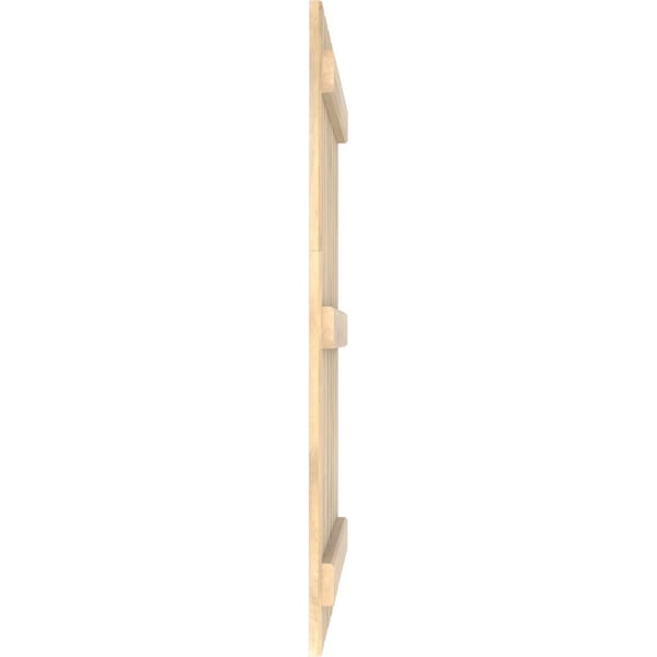 Ekena Millwork Americraft 6-Board (3 Batten) Exterior Real Wood Spaced Board-n-Batten Shutters, ARW401SB623X62UNH, PR - ARW401SB623X62UNH