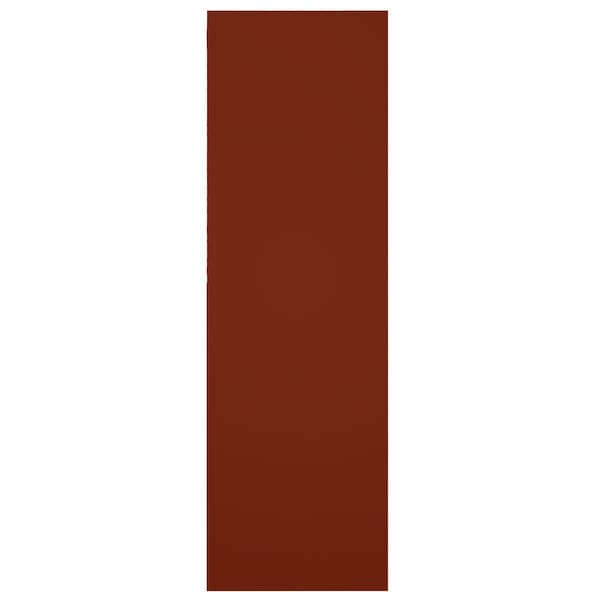 Ekena Millwork True Fit PVC San Juan Capistrano Mission Style Fixed Mount Shutters, Pepper Red, 18W x 59H, PR - TFP001SJ18X059MR