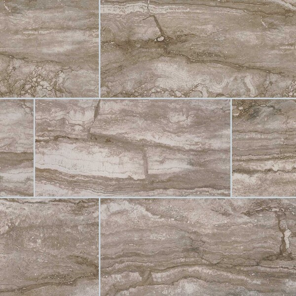 Msi Bernini Camo 12X24 Porcelain Matte Tile In Gray, 8PK - ZOR-PT-0556