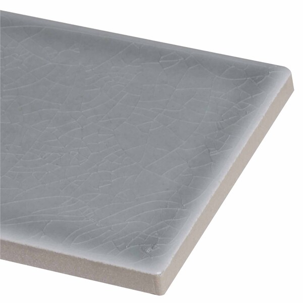 Msi Morning Fog 4"X12" Glazed Handcrafted Ceramic Subway Tile, 6PK - ZOR-MD-0466