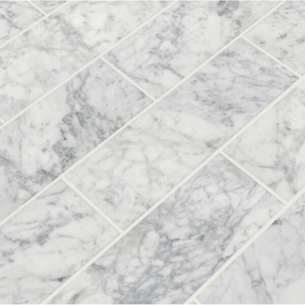 Msi Arabescato Carrara SAMPLE Honed Marble Floor And Wall Tile - ZOR-NS-0036-SAM