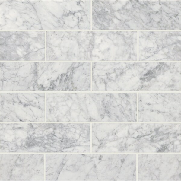 Msi Arabescato Carrara SAMPLE Honed Marble Floor And Wall Tile - ZOR-NS-0036-SAM