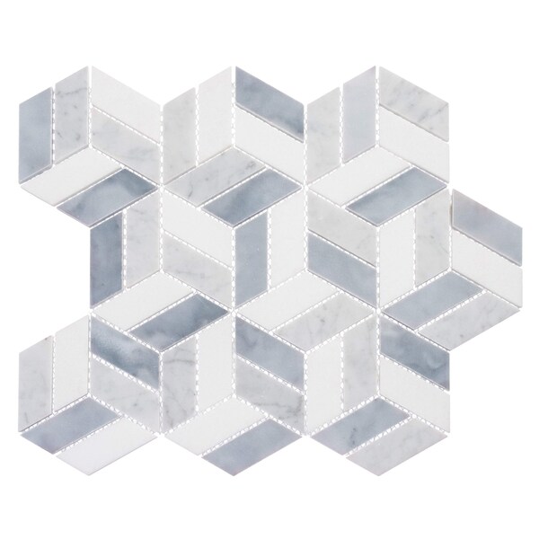 Andova Tiles SAMPLE Tesselate 1 x 2 Natural Stone Mosaic Wall Floor Use Tile - SAM-ANDTES565