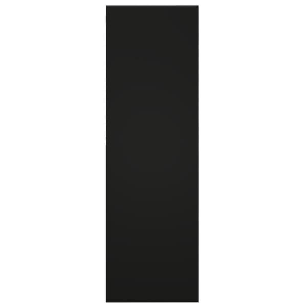 Ekena Millwork True Fit PVC Center Circle Arts & Crafts Fixed Mount Shutters, Black, 18W x 79H, PR - TFP001AC18X079BL