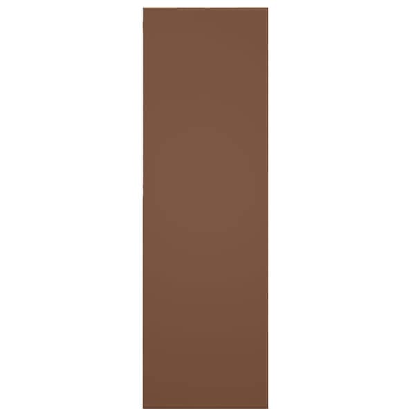 Ekena Millwork True Fit PVC San Carlos Mission Style Fixed Mount Shutters, Burnt Toffee, 15W x 66H, PR - TFP001SC15X066BT