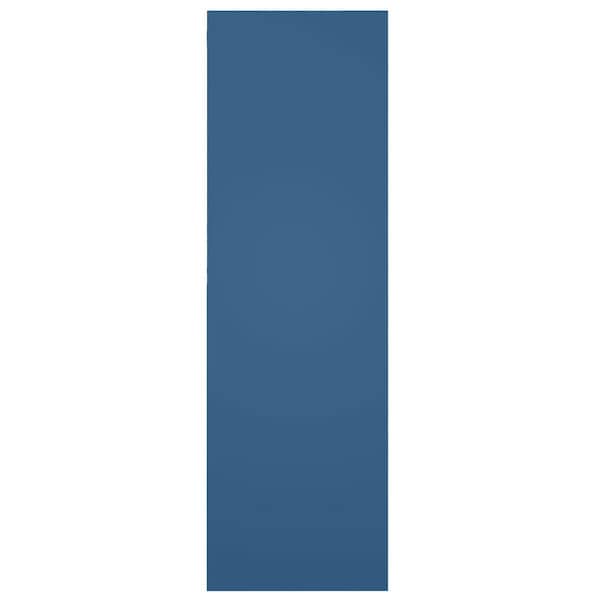 Ekena Millwork True Fit PVC San Carlos Mission Style Fixed Mount Shutters, Sojourn Blue, 18W x 45H, PR - TFP001SC18X045HB