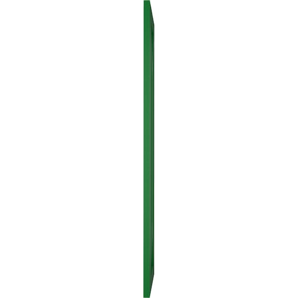 Ekena Millwork True Fit PVC San Carlos Mission Style Fixed Mount Shutters, Viridian Green, 12W x 59H, PR - TFP001SC12X059HG