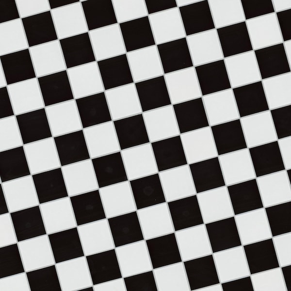 Msi White And Black Checkered 8  in. X 16  in. Matte Porcelain Mosaic Floor And Wall Tile, 15PK - ZOR-MD-0625