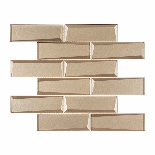 Andova Tiles SAMPLE-Daazen Borealis 2 in. x 6 in. Glass Mosaic Wall Tile - SAM-ANDDAA972
