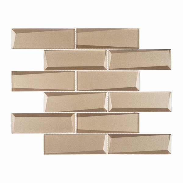 Andova Tiles SAMPLE-Daazen Borealis 2 in. x 6 in. Glass Mosaic Wall Tile - SAM-ANDDAA972