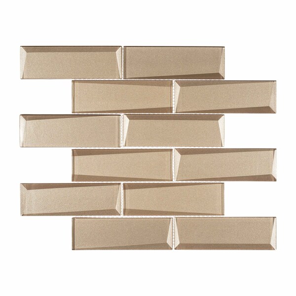Andova Tiles SAMPLE-Daazen Borealis 2 in. x 6 in. Glass Mosaic Wall Tile - SAM-ANDDAA972