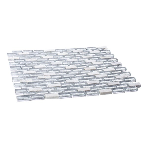 Andova Tiles ANDOVA TILES Highline 0.625" x 1.25" Glass Mosaic Sheet Floor Use Tile - ANDHIG151