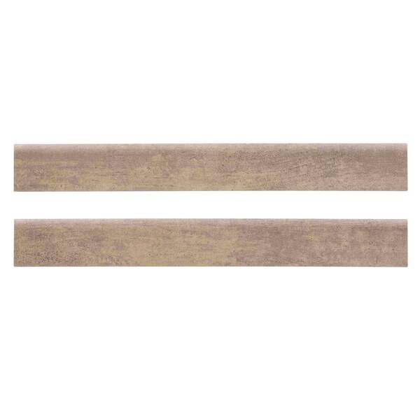 Msi Metropolis Taupe 3 In. X 24 In. Bull Nose Wall Tile, 10PK - ZOR-PT-TR-0102