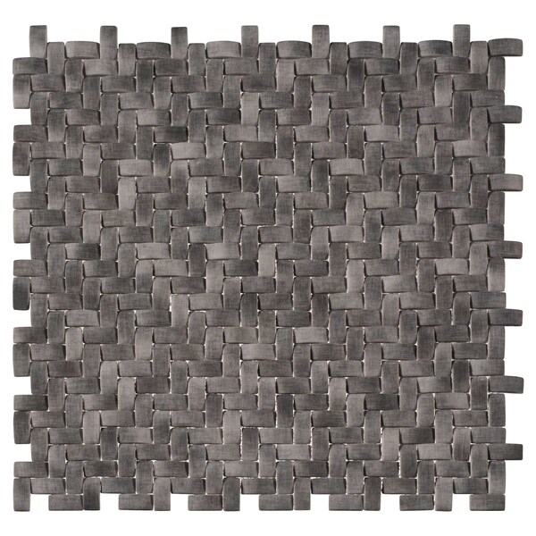 Andova Tiles ANDOVA TILES Comfort 0.37" x 0.87" Glass Herringbone / Chevron Mosaic Wall Tile - ANDCOM323