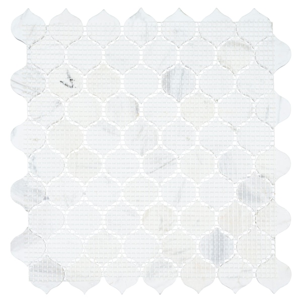Andova Tiles ANDOVA TILES Dayberry 1.5" x 1.5" Marble Arabesque Wall & Floor Mosaic Tile - ANDDAY143