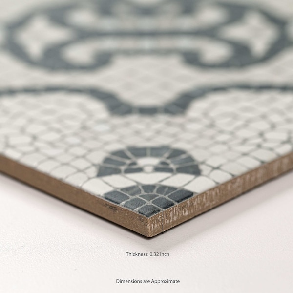 Msi Galleria Amalfi Bianco Sample  Matte Porcelain Floor And Wall Tile - ZOR-PT-0824-SAM