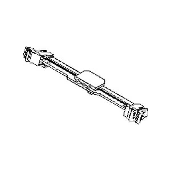 Conector de borde de tarjeta Molex, 244 contactos, 2 filas, 22.5 grados, paso de 0.024 pulgadas, montaje superficial - 780350001