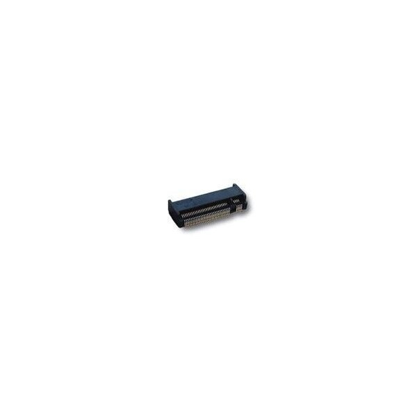 Conector de borde de tarjeta Fci, 75 contactos, 2 filas, hembra, ángulo recto, paso de 0.02 pulgadas, montaje en superficie - MDT320A01001