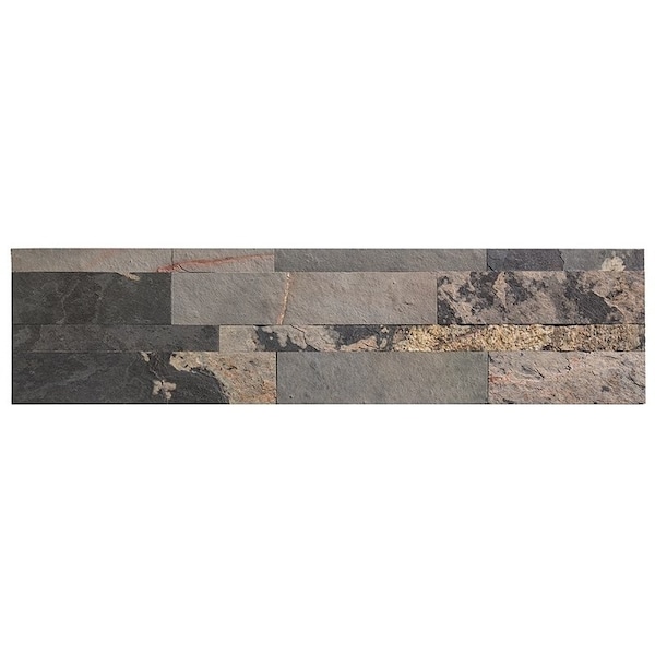 Afx A9081 Wall Tile, Natural Stone, GrayMedley Slate - A90-81