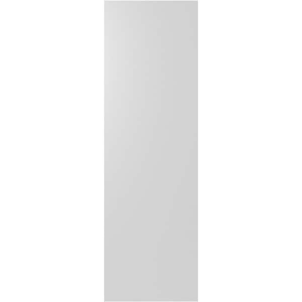Ekena Millwork True Fit PVC San Antonio Mission Style Fixed Mount Shutters, Black, 12W x 27H, PR - TFP001ST12X027BL