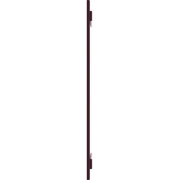 Ekena Millwork True Fit PVC, Two Board Joined Board-n-Batten Shutters, Wine Red, 10 3/4W x 56H, PR - TFP101BBF11X056WR