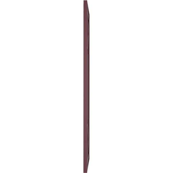 Ekena Millwork True Fit PVC Bungalow Fixed Mount Shutters, Wine Red, 15W x 59H, PR - TFP001BG15X059WR
