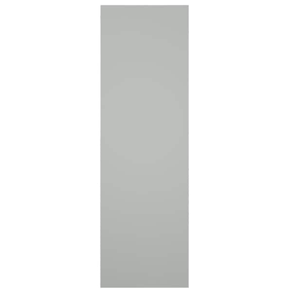 Ekena Millwork True Fit PVC Two Equal Flat Panel Shutters, Hailstorm Gray, 12W x 41H, PR - TFP101FPF12X041ST