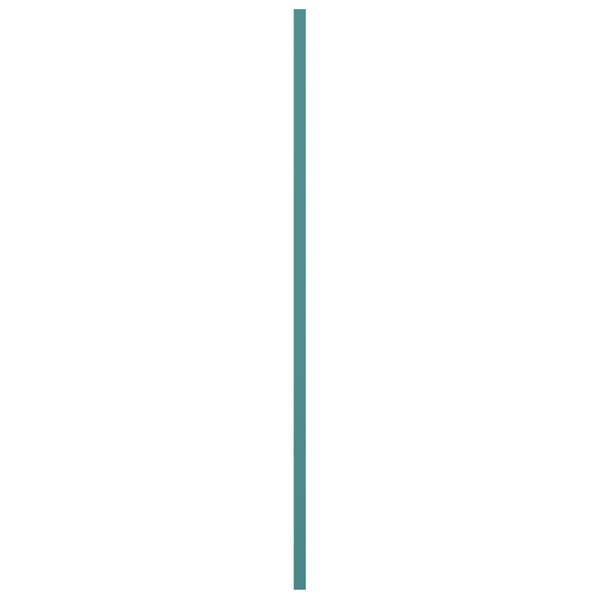Ekena Millwork True Fit PVC Two Panel Chevron Modern Style Fixed Mount Shutters, Pure Turquoise, 18W x 79H, PR - TFP101CV18X079PT
