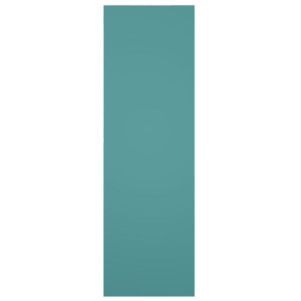 Ekena Millwork True Fit PVC Two Panel Chevron Modern Style Fixed Mount Shutters, Pure Turquoise, 18W x 79H, PR - TFP101CV18X079PT