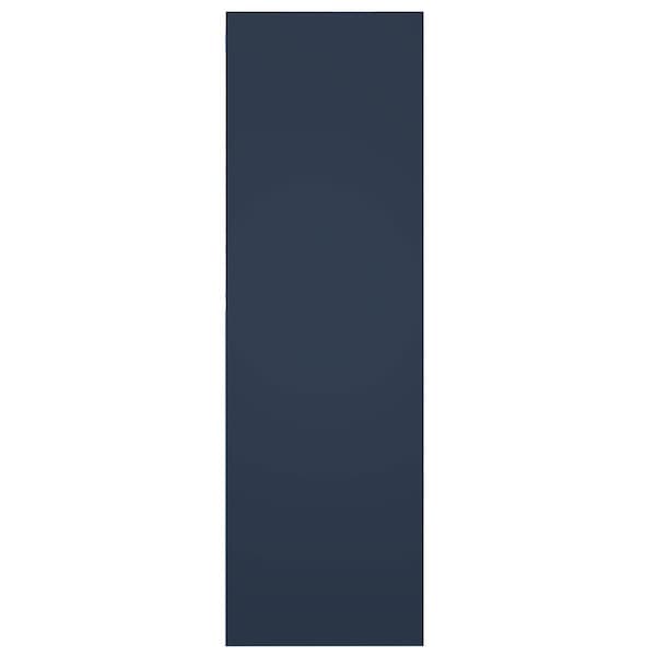 Ekena Millwork True Fit PVC Two Equal Louver Shutters, Starless Night Blue, 18W x 53H, PR - TFP101LVF18X053OB
