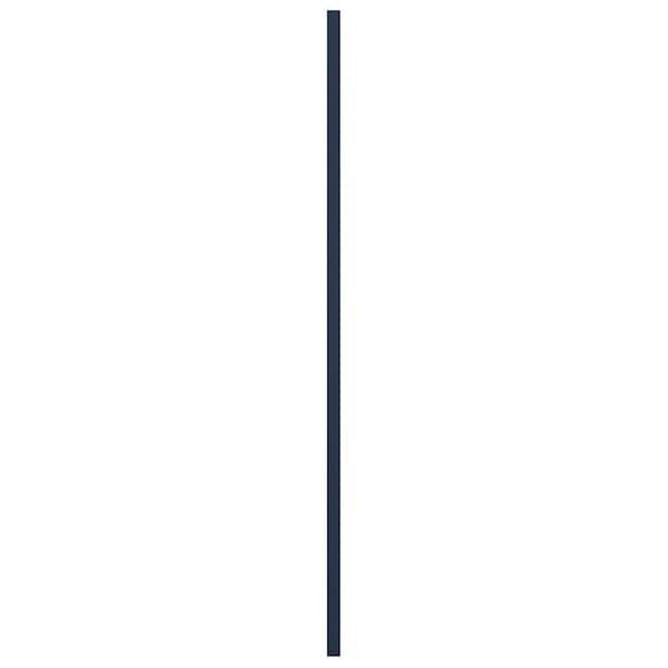 Ekena Millwork True Fit PVC Two Equal Louver Shutters, Starless Night Blue, 18W x 53H, PR - TFP101LVF18X053OB