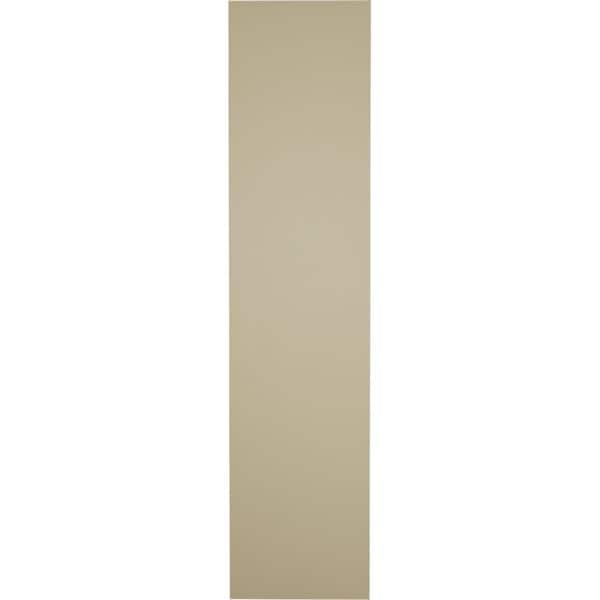 Ekena Millwork Rustic Two Board Joined Board-n-Batten Pecky Cypress Faux Wood Shutters w/End Batten, 11"W x 82"H - SHUBJE11X82PCPR