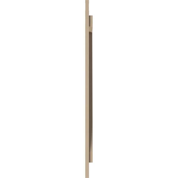 Ekena Millwork Rustic Two Board Spaced Board-n-Batten Smooth Faux Wood Shutters w/Z-Board, 11 1/2W x 54H, PR - SHUBSZ11X54SMPR