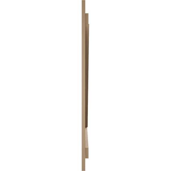 Ekena Millwork Rustic Four Board Joined Board-n-Batten Rough Cedar Faux Wood Shutters w/Z-Board, 22W x 26H, PR - SHUBJZ22X26RCPR