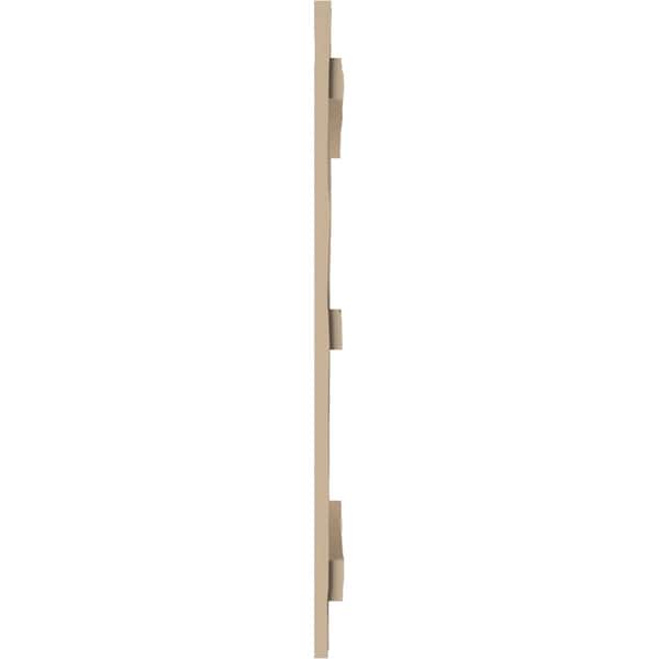 Ekena Millwork Rustic Four Board Joined Board-n-Batten Riverwood Faux Wood Shutters, 22W x 62H, PR - SHUBJS22X62RWPR