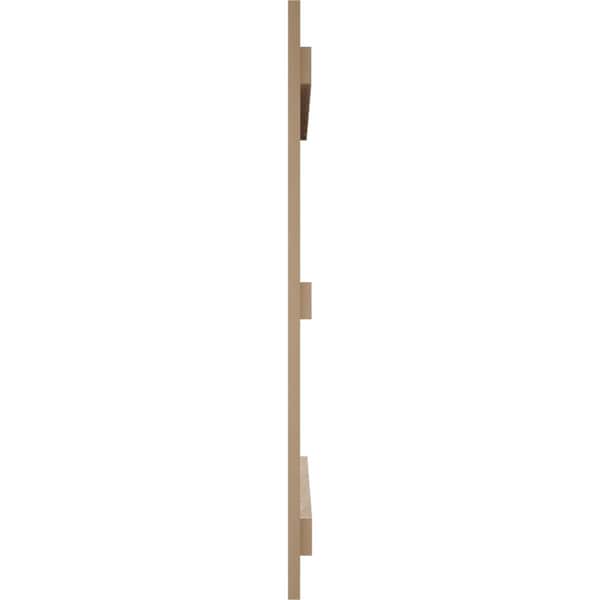Ekena Millwork Rustic Three Board Joined Board-n-Batten Rough Cedar Faux Wood Shutters, 16 1/2W x 60H, PR - SHUBJS16X60RCPR