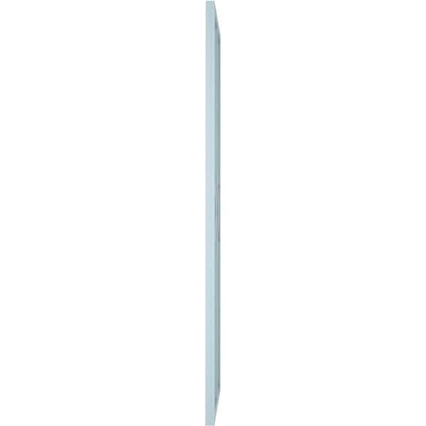 Ekena Millwork True Fit PVC Cedar Park Fixed Mount Shutters, Peaceful Blue, 15W x 59H, PR - TFP001CP15X059SB
