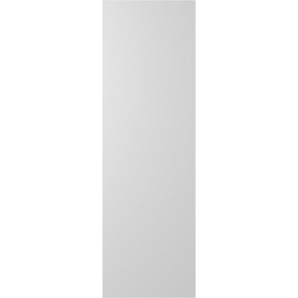 Ekena Millwork True Fit PVC Single Panel Herringbone Modern Style Fixed Mount Shutters, Hailstorm Gray, 15"W x 38"H - TFP001HB15X038ST