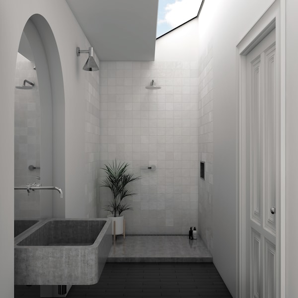 Apollo Tile Sample of La Riviera Blanc 5"x5" 9.90 Sq.Ft Ceramic Tile - APLEC61 SAMPLE