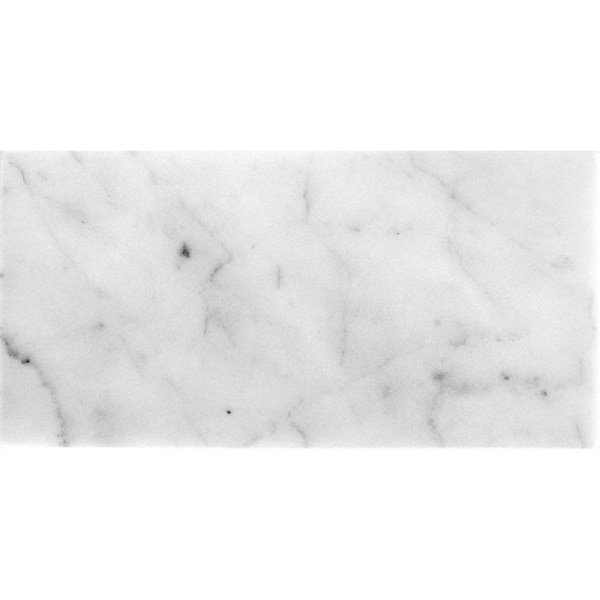 Apollo Tile 3X6 Carrara White Honed Subway Tile 5 Sq.Ft, 40PK - APLFCA9936HEC79