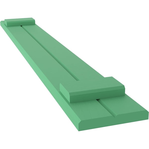 Ekena Millwork Americraft 2-Board (2 Batten) Exterior Real Wood Joined Board-n-Batten Shutters, ARW101BB207X66LPH, PR - ARW101BB207X66LPH