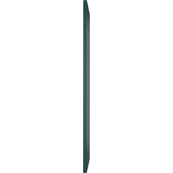 Ekena Millwork 15W x 28H True Fit PVC Diagonal Slat Modern Style Fixed Mount Shutters, Thermal Green, PR - TFP001DG15X028FG