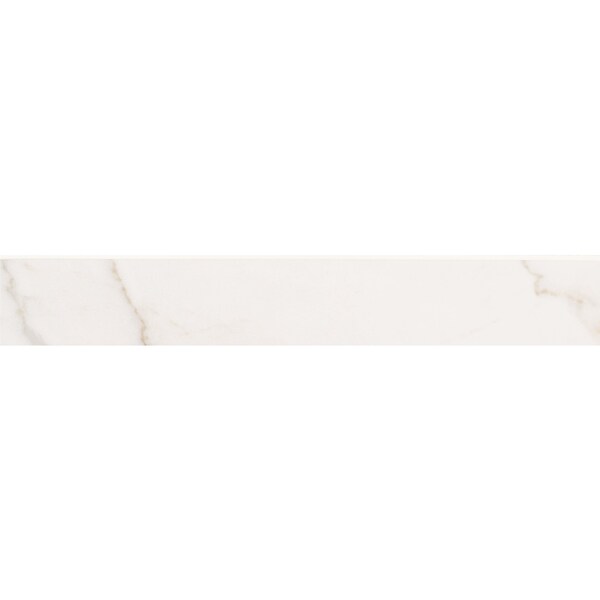 Msi Kaya Calacatta Lucca 3in X 24in Polished Bullnose Wall Tile, 10PK - ZOR-PT-TR-0262