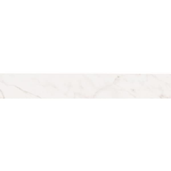 Msi Kaya Calacatta Lucca 3in X 24in Polished Bullnose Wall Tile, 10PK - ZOR-PT-TR-0262