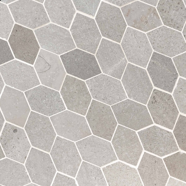 Msi Lilly Pad 12.6 In. X 11.15 In. X 10Mm Honed Limestone Blend Mosaic Floor And Wall Tile, 10PK - ZOR-MD-0353