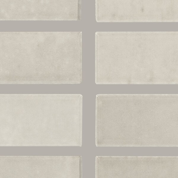 Daltile Miramo 1'' x 6'' Ceramic Straight Joint Wall Mosaic, 10PK - MR44STJ16MBMSGL