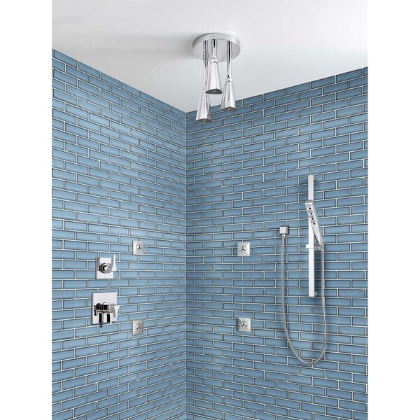 Msi Haiku Sapphire 11.73 In. X 11.73 In. X 8 Mm Beveled Mixed Glass Mesh-Mounted Mosaic Tile, 10PK - ZOR-MD-0302