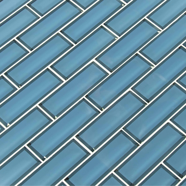 Msi Haiku Sapphire 11.73 In. X 11.73 In. X 8 Mm Beveled Mixed Glass Mesh-Mounted Mosaic Tile, 10PK - ZOR-MD-0302