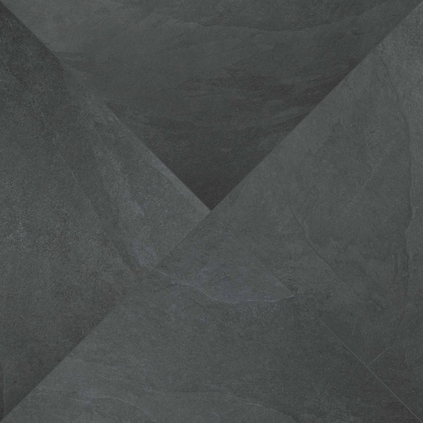 Msi Legions Midnight Montage Black 24 X 24 Matte Porcelain Floor And Wall Tile, 4PK - ZOR-PT-0149